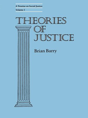 cover image of Theories of Justice